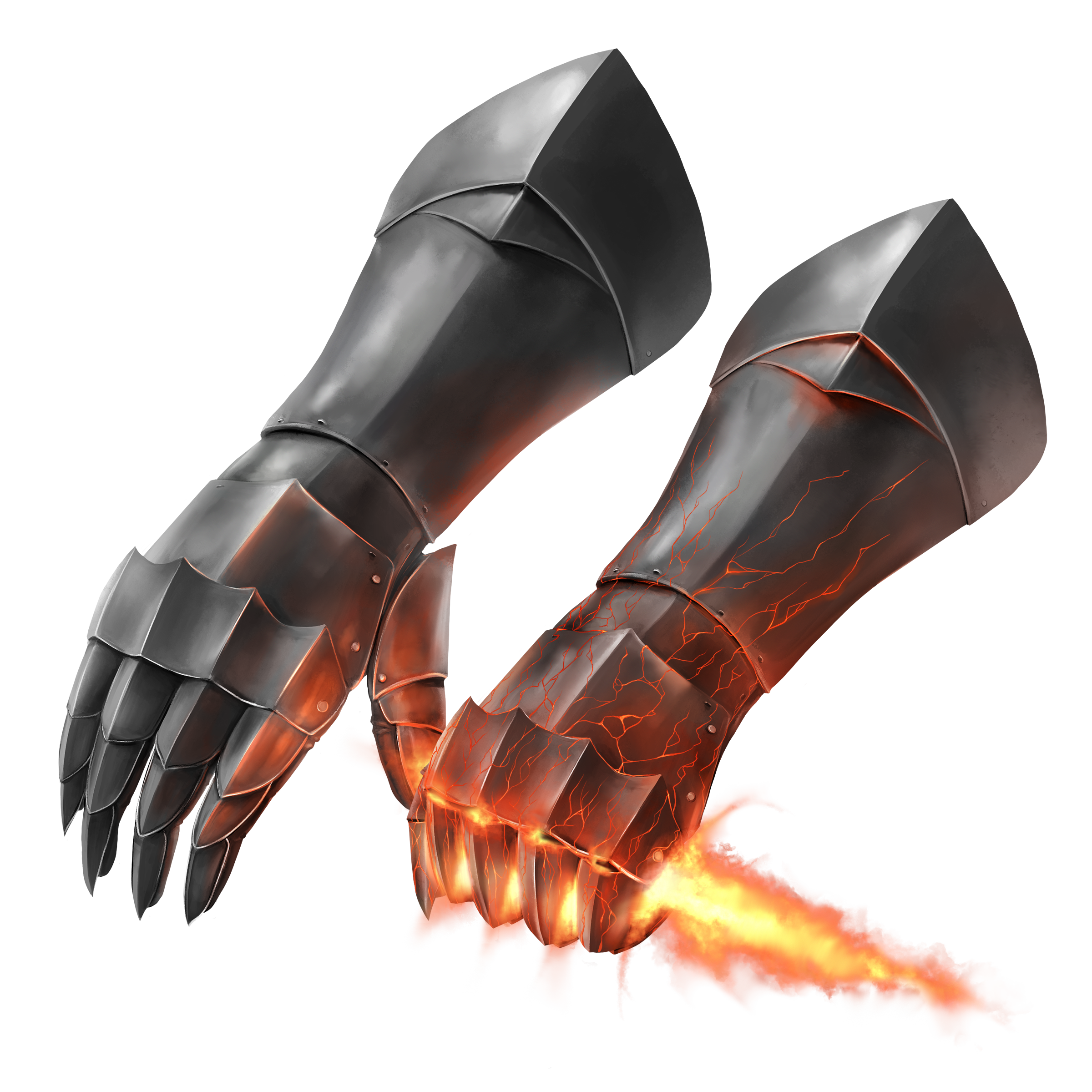 Salamander Flame Gauntlets